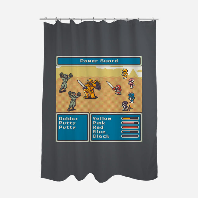 Mighty Morphin Fantasy-None-Polyester-Shower Curtain-raffaus