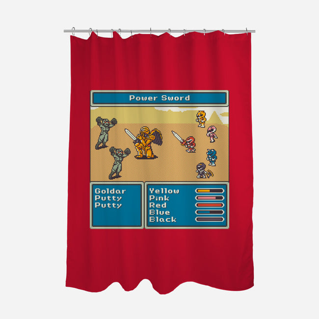 Mighty Morphin Fantasy-None-Polyester-Shower Curtain-raffaus