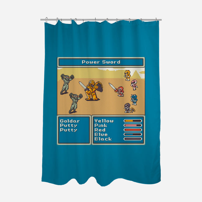 Mighty Morphin Fantasy-None-Polyester-Shower Curtain-raffaus