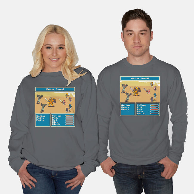 Mighty Morphin Fantasy-Unisex-Crew Neck-Sweatshirt-raffaus