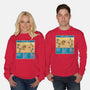 Mighty Morphin Fantasy-Unisex-Crew Neck-Sweatshirt-raffaus