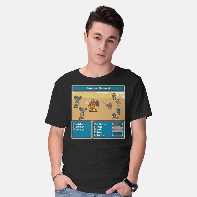 Mighty Morphin Fantasy-Mens-Basic-Tee-raffaus