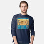 Mighty Morphin Fantasy-Mens-Long Sleeved-Tee-raffaus
