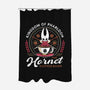 Pharloom Hornet Coffee Crest-None-Polyester-Shower Curtain-LAGELANTEE