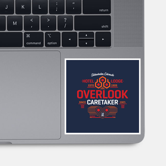 Shining Caretaker-None-Glossy-Sticker-rocketman_art