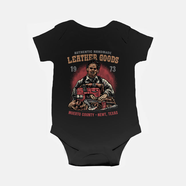 Handmade Leather Goods-Baby-Basic-Onesie-glitchygorilla