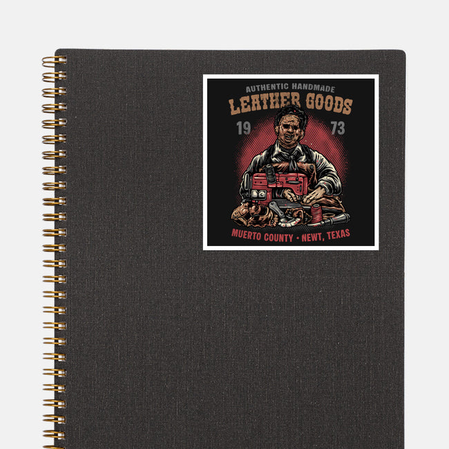 Handmade Leather Goods-None-Glossy-Sticker-glitchygorilla