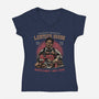Handmade Leather Goods-Womens-V-Neck-Tee-glitchygorilla