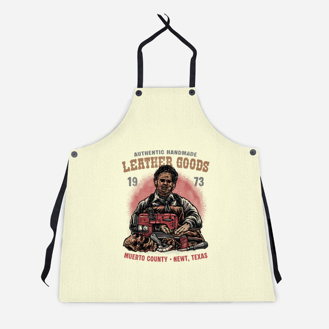 Handmade Leather Goods-Unisex-Kitchen-Apron-glitchygorilla