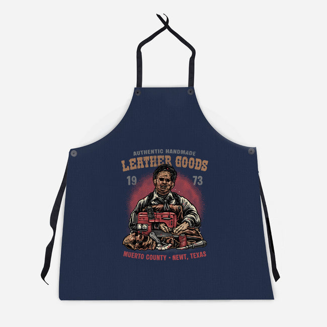 Handmade Leather Goods-Unisex-Kitchen-Apron-glitchygorilla