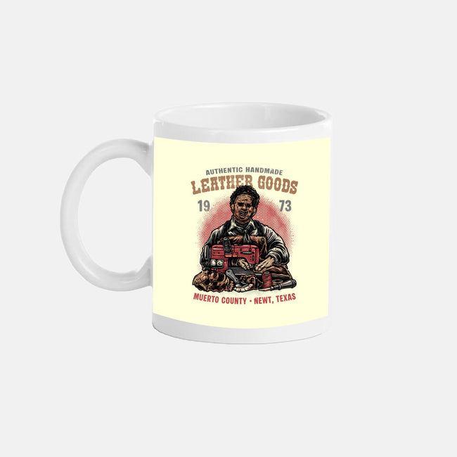 Handmade Leather Goods-None-Mug-Drinkware-glitchygorilla