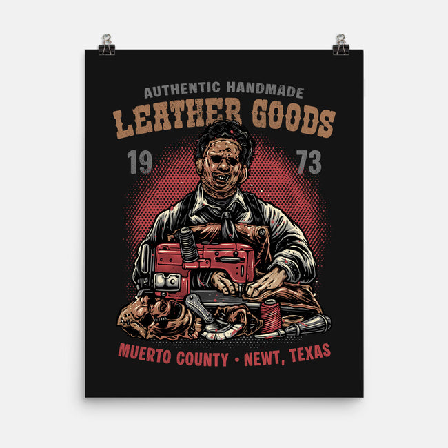 Handmade Leather Goods-None-Matte-Poster-glitchygorilla