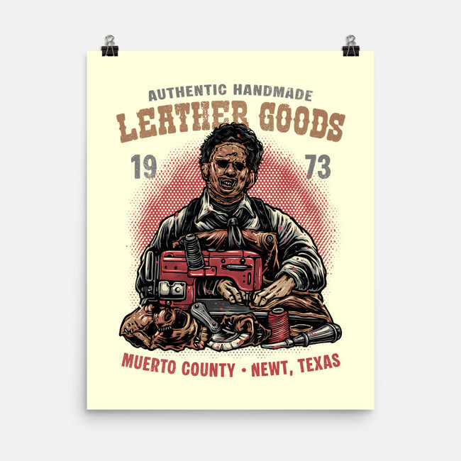 Handmade Leather Goods-None-Matte-Poster-glitchygorilla