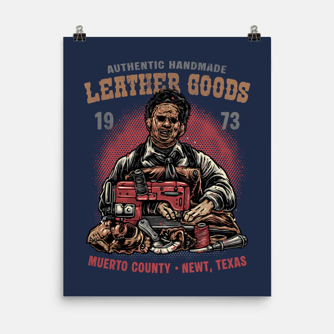 Handmade Leather Goods-None-Matte-Poster-glitchygorilla