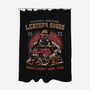 Handmade Leather Goods-None-Polyester-Shower Curtain-glitchygorilla