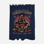 Handmade Leather Goods-None-Polyester-Shower Curtain-glitchygorilla