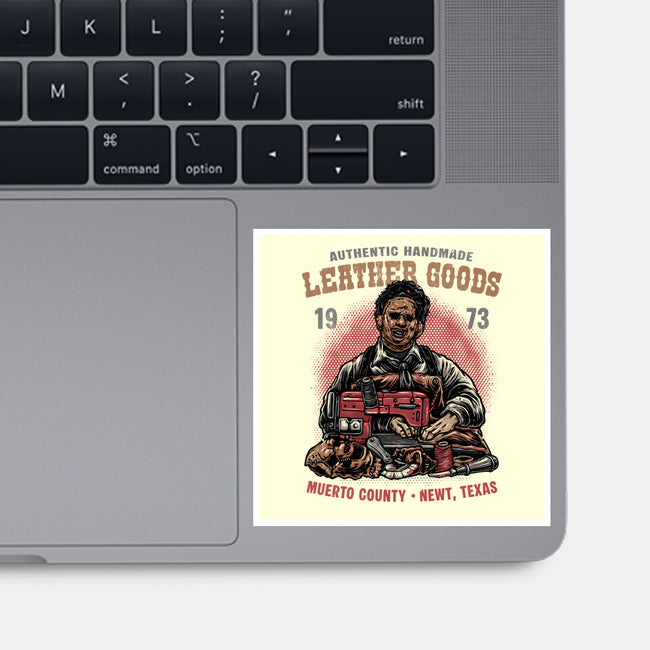 Handmade Leather Goods-None-Glossy-Sticker-glitchygorilla