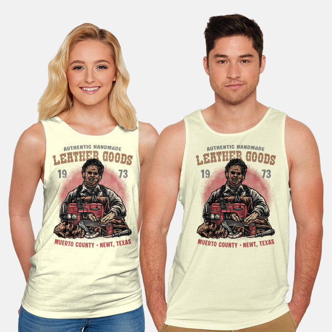 Handmade Leather Goods-Unisex-Basic-Tank-glitchygorilla