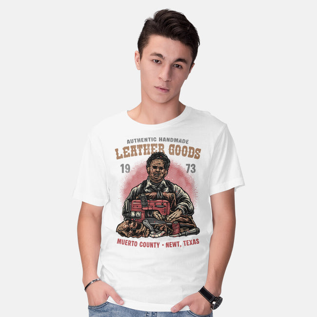 Handmade Leather Goods-Mens-Basic-Tee-glitchygorilla