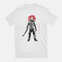 The Lake’s Curse Sumi-e-Womens-Fitted-Tee-Astrobot Invention