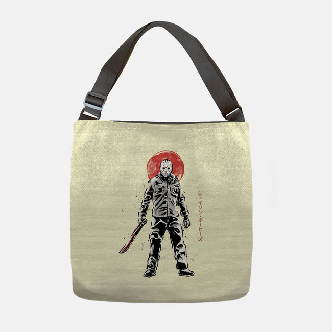 The Lake’s Curse Sumi-e-None-Adjustable Tote-Bag-Astrobot Invention