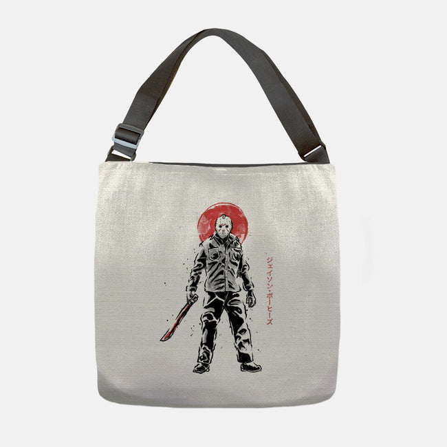 The Lake’s Curse Sumi-e-None-Adjustable Tote-Bag-Astrobot Invention