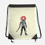 The Lake’s Curse Sumi-e-None-Drawstring-Bag-Astrobot Invention