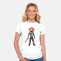 The Lake’s Curse Sumi-e-Womens-Fitted-Tee-Astrobot Invention