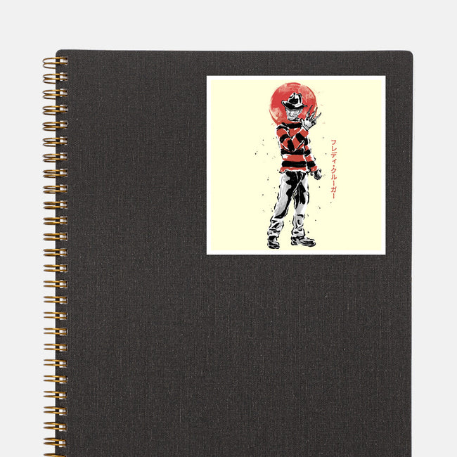 The Dream Stalker Sumi-e-None-Glossy-Sticker-Astrobot Invention