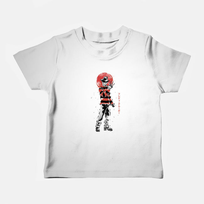 The Dream Stalker Sumi-e-Baby-Basic-Tee-Astrobot Invention