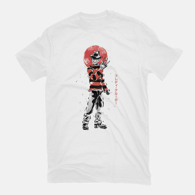 The Dream Stalker Sumi-e-Womens-Fitted-Tee-Astrobot Invention