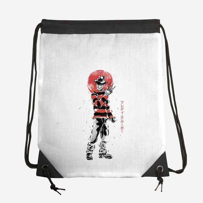 The Dream Stalker Sumi-e-None-Drawstring-Bag-Astrobot Invention