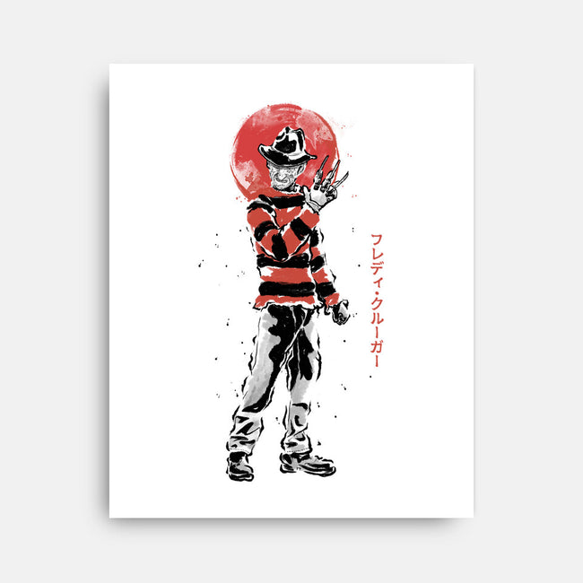 The Dream Stalker Sumi-e-None-Stretched-Canvas-Astrobot Invention