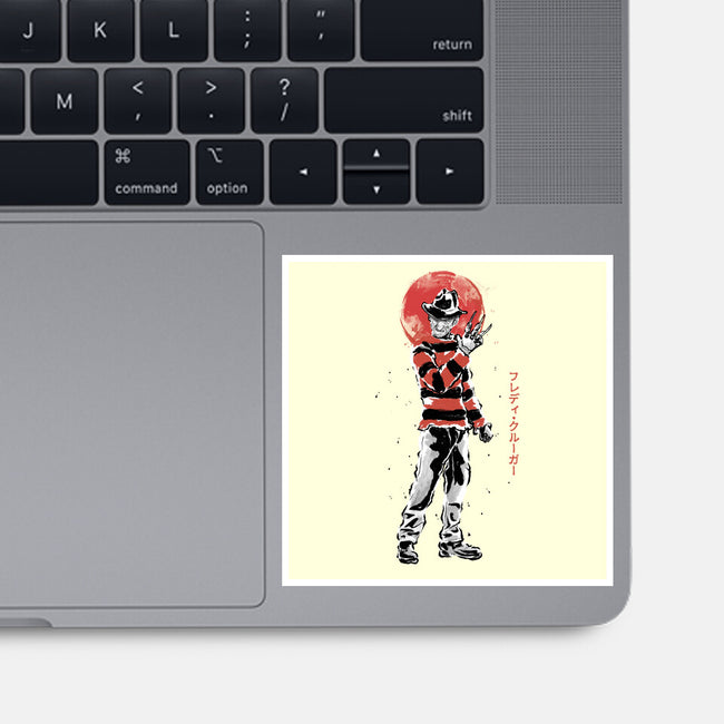 The Dream Stalker Sumi-e-None-Glossy-Sticker-Astrobot Invention