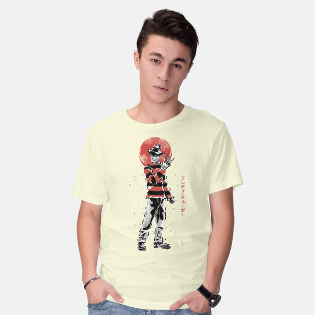 The Dream Stalker Sumi-e-Mens-Basic-Tee-Astrobot Invention