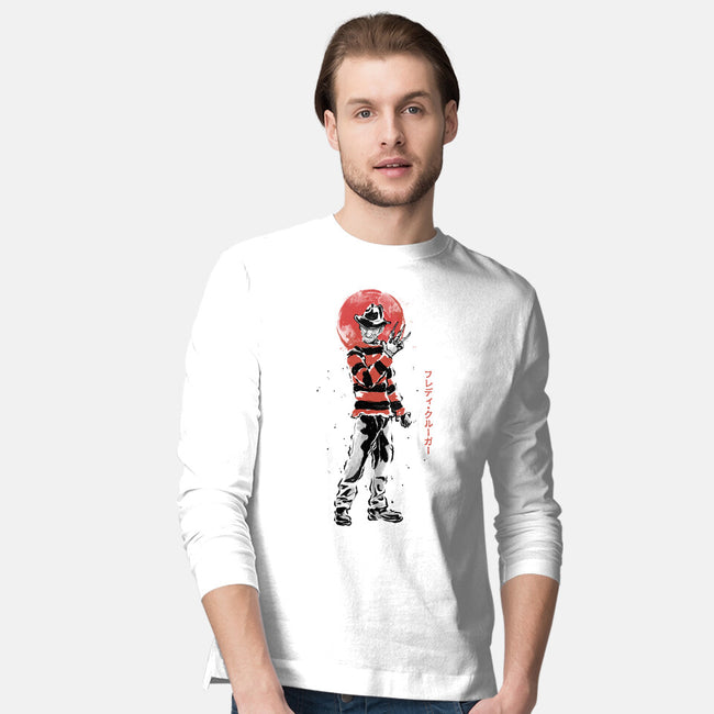 The Dream Stalker Sumi-e-Mens-Long Sleeved-Tee-Astrobot Invention