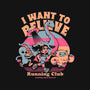 I Want To Believe Running Club-None-Fleece-Blanket-Estudio Horta