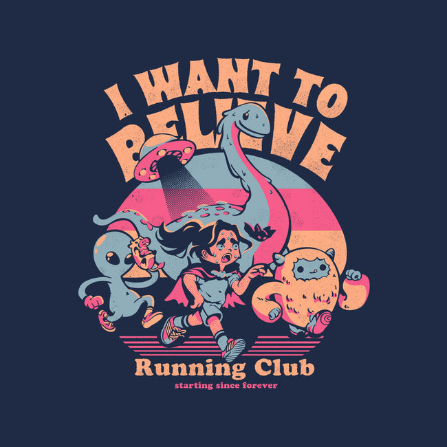 I Want To Believe Running Club-Womens-Basic-Tee-Estudio Horta