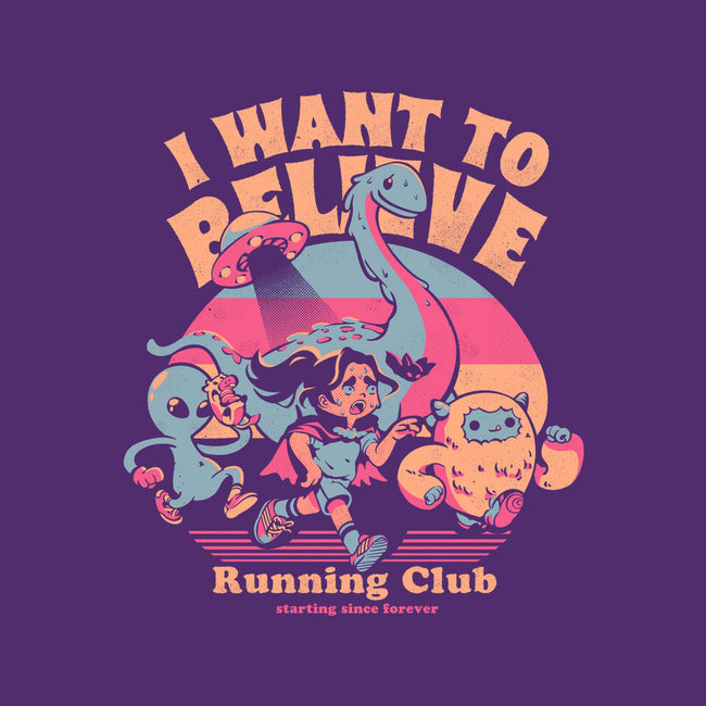 I Want To Believe Running Club-Womens-Basic-Tee-Estudio Horta