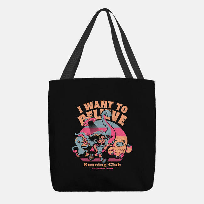 I Want To Believe Running Club-None-Basic Tote-Bag-Estudio Horta