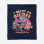 I Want To Believe Running Club-None-Fleece-Blanket-Estudio Horta