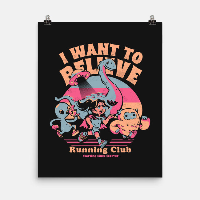 I Want To Believe Running Club-None-Matte-Poster-Estudio Horta
