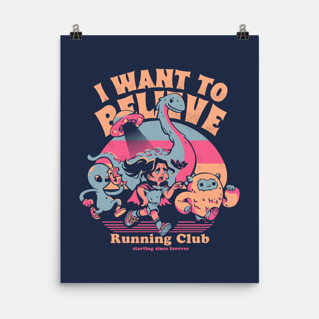 I Want To Believe Running Club-None-Matte-Poster-Estudio Horta