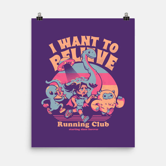 I Want To Believe Running Club-None-Matte-Poster-Estudio Horta