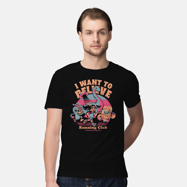 I Want To Believe Running Club-Mens-Premium-Tee-Estudio Horta