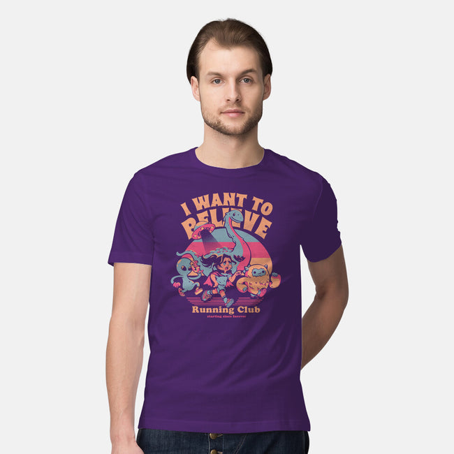 I Want To Believe Running Club-Mens-Premium-Tee-Estudio Horta