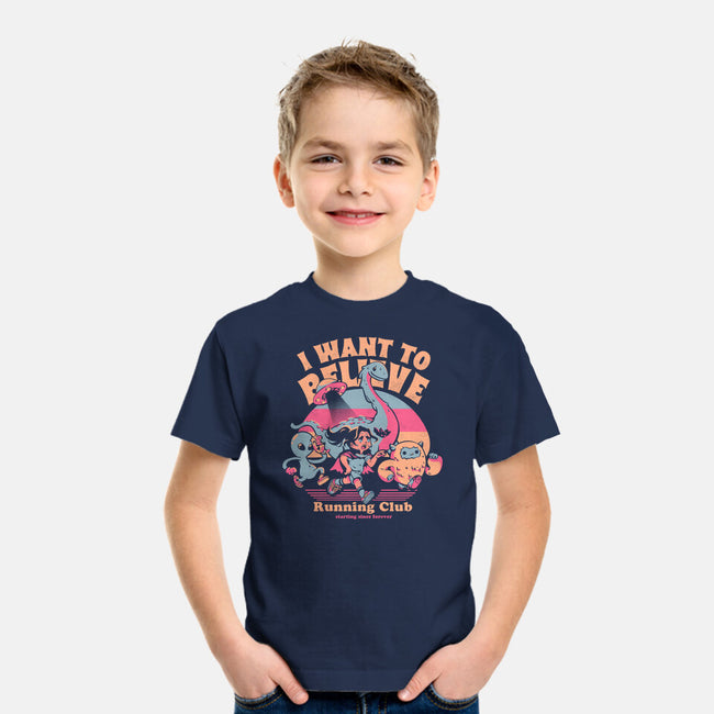 I Want To Believe Running Club-Youth-Basic-Tee-Estudio Horta