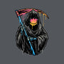 Color Drip Reaper-Womens-V-Neck-Tee-glitchygorilla