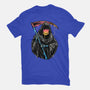 Color Drip Reaper-Womens-Fitted-Tee-glitchygorilla