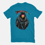 Color Drip Reaper-Unisex-Basic-Tee-glitchygorilla